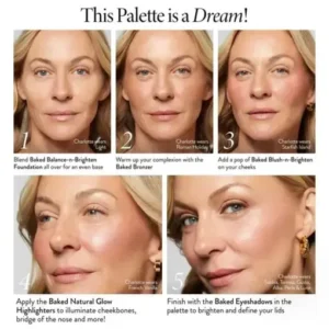 ROSOPL Baked Starter Kit – Tuscan Dreams includes Baked Multicolor Eyeshadow Palette