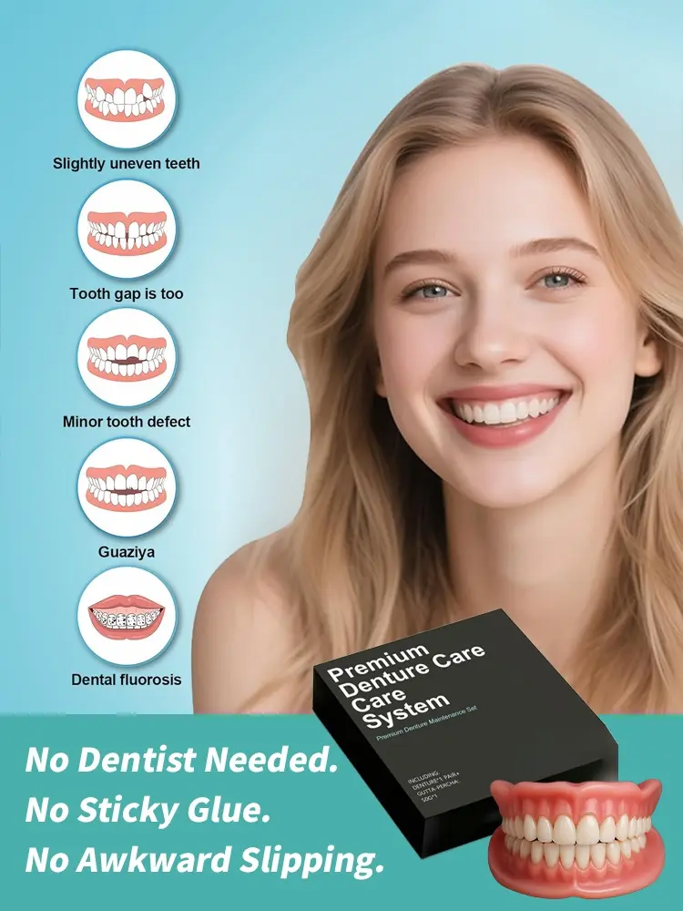 🎁Ends Today: 70% OFF! 🔥ROSOPL™ Custom-Fit Full Functional Dentures