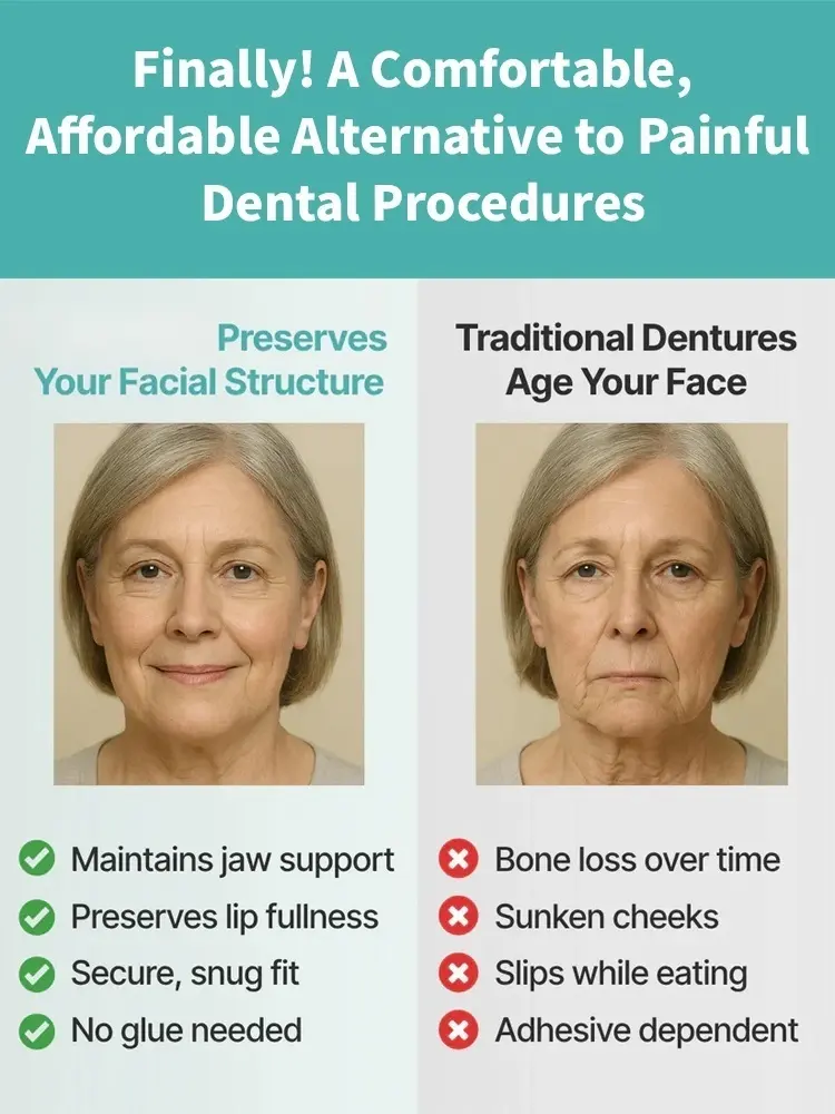 🎁Ends Today: 70% OFF! 🔥ROSOPL™ Custom-Fit Full Functional Dentures