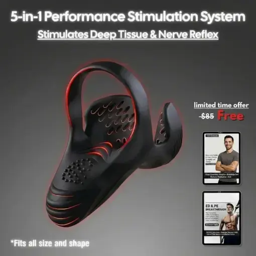 Rosopl™ Vibrating electric male masturbation lock ring charging