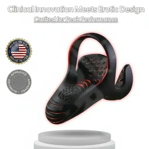 Rosopl™ Vibrating electric male masturbation lock ring charging