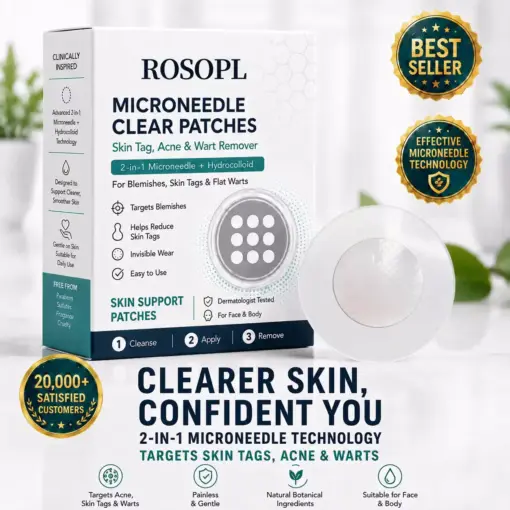 ROSOPL® 2-in-1 Microneedle & Hydrocolloid Patch